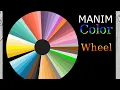 Color Wheel of Manim Community version Python Animation
