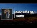 Lyric: You're Not Alone by Siamese