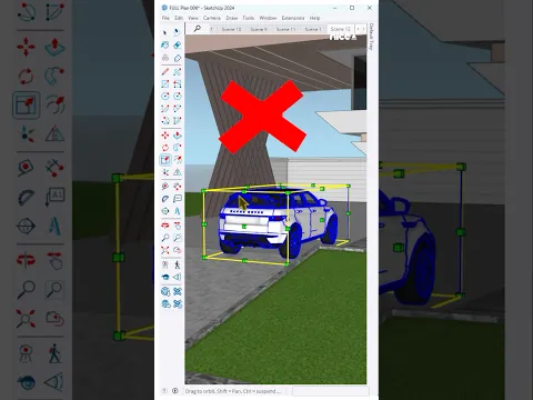 SketchUp & Lumion · Car animation — Nice Tower Lumion rendering training video