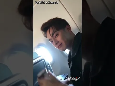 Download MP3 XuKai travel and fans watching his drama on plane beside him 🥰