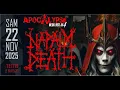 Lagu NAPALM DEATH (Uk) Live Le Havre @ Le Tetris  22 11 2025  (Apocalypse Festival # 4)