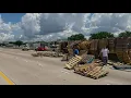 Overturned 18-wheeler shuts down westbound U S 290 near FM 1960