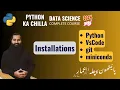 Installing different software to use Python for Data Science