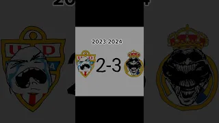 ريال مدريد و الميريا 3 2 