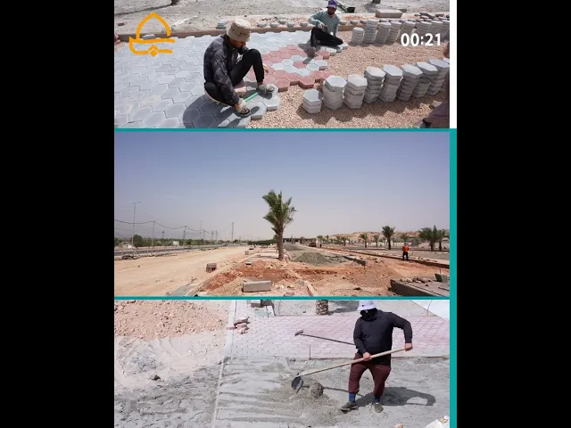⁣الكوادر الهندسية والفنية في العتبة العلوية المقدسة تحقق نسب إنجاز متقدمة في مشروع استراحة النخيل