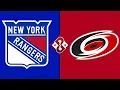 Rangers Hurricanes - Wednesday 22