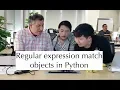 Python standard library re match objects