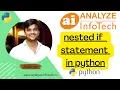 Nested if Statement in Python Hindi - Analyze Infotech