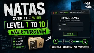 Natas OverTheWire Walkthrough 1-10 Solve Every Level Learn Web Hacking