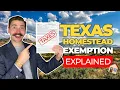 Texas Homestead Exemption EXPLAINED How to save money on Property Taxes in Texas