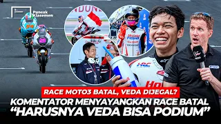 KOMENTATOR MOTO3 KECEWA! VEDA SUDAH POLE TAPI BATAL RACE! Aoyama: “Veda Sudah Membuat Sejarah Besar”