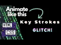 How to Glitch Text Animation Using HTML and CSS