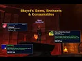 Classic TBC Retribution Paladin Gems Enchants Consumables