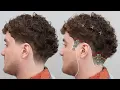 HOW TO DO A BLOWOUT TAPER Step By Step Barber Tutorial Curly Hair