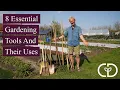 8 essential gardening tools and their uses
