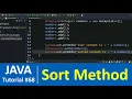Java Tutorial - Sort Collections using sort Method Sort ArrayList