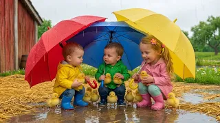 Rain Rain Go Away + More Nursery Rhymes & Kids Songs / LetsGoMartin
