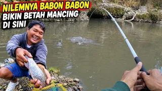 Nilemnya Babon Babon Bikin Betah Mancing disini #LM36