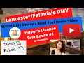 ACTUAL TEST ROUTE DMV Driver Test Route Behind Wheel Training Adult Education