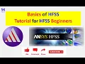 HFSS For Beginners Basics Steps for Ansys HFSS By Sounik Kiran