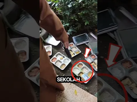 Viral! Menu MBG basi dan tidak layak konsumsi #shortsviral #mbg