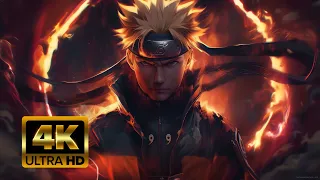Naruto Uzumaki Sage Mode 4K Wallpaper Epic Fire Aura For PC