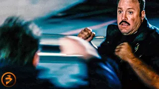 paul blart pulls off a heroic save