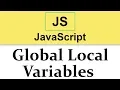 JavaScript Tutorial Scope of Variables Global vs Local