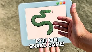 I Built the Classic Snake Game Using Python Full Code Walkthrough
