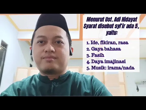 Download MP3 Rethinking the Statement of Ust. Adi Hidayat about Surah Ash-Syu'ara as Musicians #resensiceramah