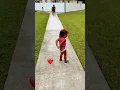 Sensible baby run Knows to pull pants up