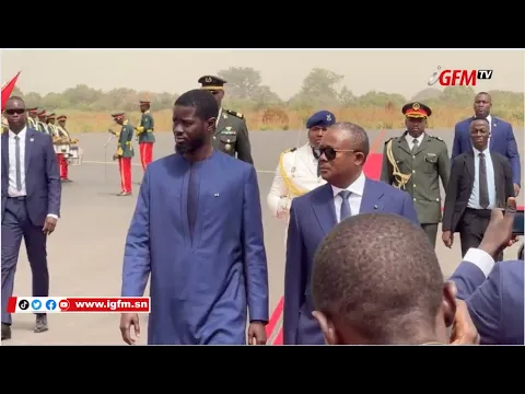 Video Thumbnail: Les images de l'arrivée du Président Diomaye en Guinée Bissau