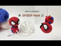 How to Crochet Spider-Man Easy Amigurumi Tutorial