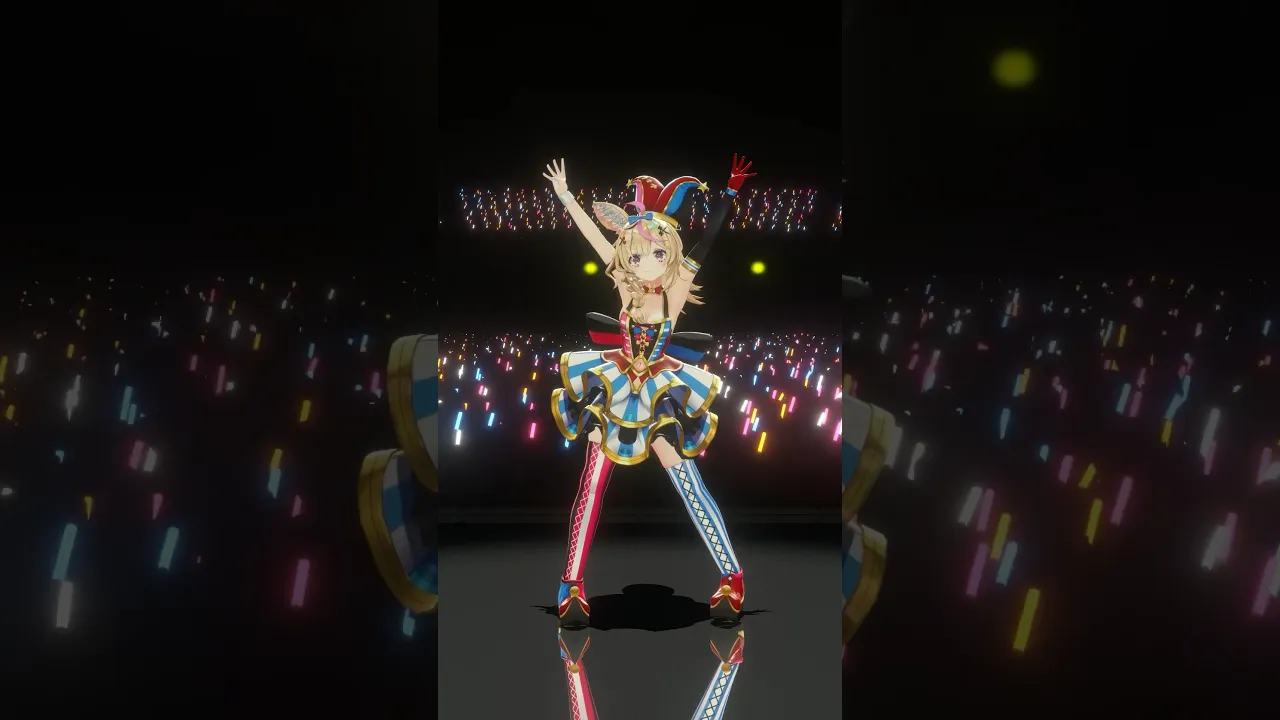 BLUE CLAPPERソロで踊ってみた！ #hololive #ねぽらぼ #shorts #尾丸ポルカ