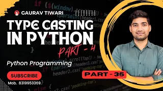 Type casting Type Conversion in Python Part 4