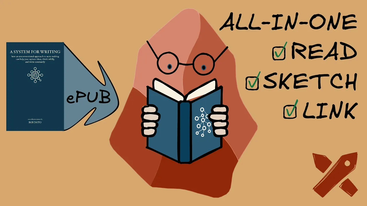 Outline Video Practical Demo: Read eBooks and Create Visual Summaries in Obsidian