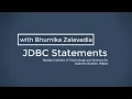 JDBC Statements in Gujarati - Bhumika Zalavadia