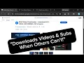 How to Download Any and Subs from Any Website on Chrome m3u8 hls mp4 vtt srt CC