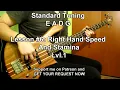 Lesson #6: Right Hand Speed And Stamina Lvl.1 (Bass Exercise) (Play Along Tabs In Video)