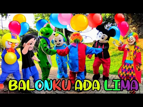 Download MP3 Lagu balonku ada lima klip badut-badut lucu - baduy kodok ijo - badut cocomelon - badut pororo