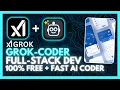 Grok 3 Coder Develop a Full-stack App For FREE Without Writing ANY Code Build ANYTHING
