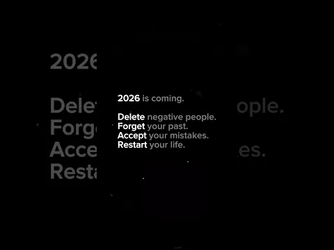 2026 is coming. Do THIS! 🔥🎯