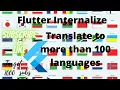 Flutter Tutorial 100 Localization Internationalization Flutter Google Translator Translation