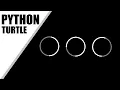 Python Turtle - Create Loader Using Turtle Graphics Loading Ring By BK Tutorial