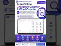 Free Online Character Counter Word Counter Count Characters Instantly with OpenCharacterCounter