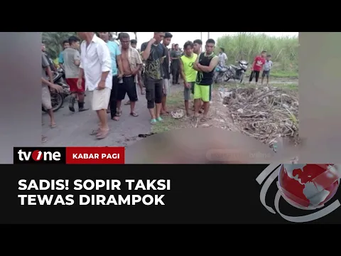 Sadis! Sopir Taksi Online jadi Korban Perampokan hingga Tewas