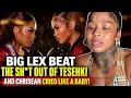 Big Lex DESTROYS Tesehki In The Ring Chrisean Breaks Down Crying After The Fight