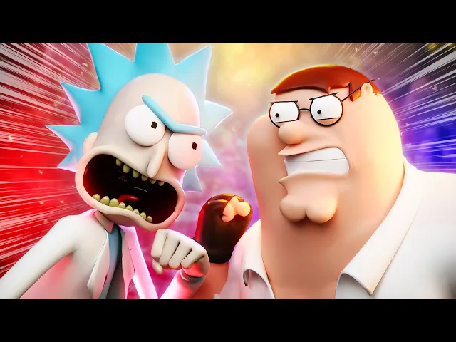 Mortal Kombat 1 but it's Rick and Morty vs Family Guy