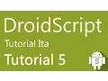 DroidScript Tutorial ITA Tutorial 5 MultiScreen