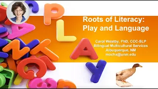 The Journal of Child Language Teaching and Therapy s Summer Lecture 2022 with Dr Carol Westby